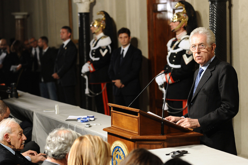 Italian President Giorgio Napolitano on Sunday appointed former EU Commissioner Mario Monti to head an emergency government after Silvio Berlusconi resigned on Saturday night. Monti, a highly respected economist, was appointed prime minister at the conclusion of a series of meetings held between Napolitano and parties' leaders as well as Italy's former presidents. 