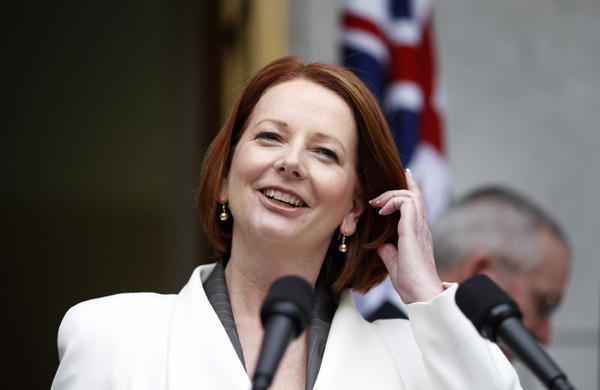 Australian Prime Minister Julia Gillard [File photo/Xinhua] 