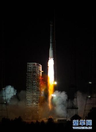 China successfully launched another satellite into space for its indigenous global navigation and positioning network at 11:33 p.m. Beijing Time on October 25, 2012.