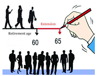 Experts are suggesting the Chinese government to put off people's retirement age to 65 gradually. [Photo / 66law.cn] 